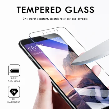 Tvrdené sklo pre xiao redmi s2 poznámka 4 4X 5 plus 5A 6 6A pro telefón screen protector ochranná fólia na sklo smartphone