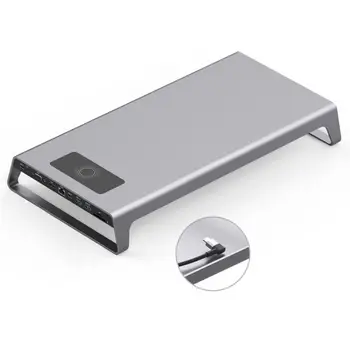 Typ-C Multi-funkčné Rozšírenie Dock Station Dock Základňu s USB 3.0, Prenos Dát Dual USB Rozhranie pre PD Nabíjania
