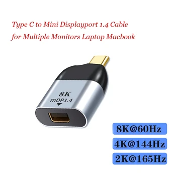 Typ-C na Mini DP Adaptér USB C do Mini Display Port Prevodník s Thunderbolt 3 4K 8K 60Hz MDP pre iPad Pro 2020
