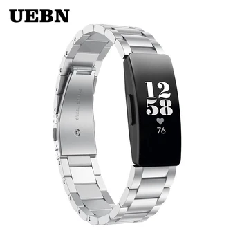 UEBN Pre Fitbit Inšpirovať HR kapela Nahradenie Klasické Kovové Nerezová Oceľ Remienok Náramok Betl pre Fitbit Inšpirovať watchbands