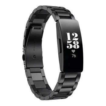 UEBN Pre Fitbit Inšpirovať HR kapela Nahradenie Klasické Kovové Nerezová Oceľ Remienok Náramok Betl pre Fitbit Inšpirovať watchbands