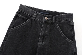 UNUTH Dievčatá Štíhle Čierne Džínsy 2020 Módne Dámy Vintage Bomba Džínsové Nohavice Streetwear Ženy Elegantné Džínsy