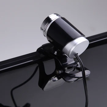 USB 2.0 0.3 MP HD Webcan Fotoaparát Web Kameru s MIC Klip o 360 Stupňov pre Desktop Skype Počítač PC, Notebook MacBook Air Pro