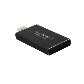 USB 3.0 rozhraním mSATA SSD Pevný Disk Box Converter Adaptér Kryt Vonkajších Prípade 1pc