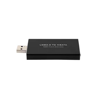 USB 3.0 rozhraním mSATA SSD Pevný Disk Box Converter Adaptér Kryt Vonkajších Prípade 1pc
