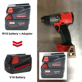 USB Batéria, Adaptér Converter pre Milwaukee M18 18V Li-Ion Batérie na V18 Li-Ion Batérie Batérie Converter Adaptér