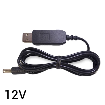 USB Power Boost Line DC 5V, Aby DC 5V / 9V / 12V Krok Modul USB Konvertor Kábel Adaptéra 2.1x5.5mm Konektor