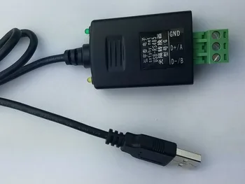 USB2.0 RS485 Fotoelektrické Izolácie Prevodník (Priemyselné, 600W Lightning Protection) s Ukazovateľom