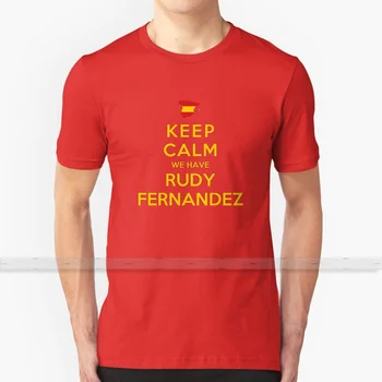 Udržať Pokoj Máme Rudy Fernandez T shirt pánske, dámske Letné Bavlna Tees Najnovšie Top Populárne Tričká udržať pokoj rudy