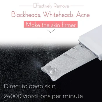 Ultrazvukové Pokožky Tváre Práčky Blackhead Odstránenie Škrabka Jemný Peeling Zariadenie Riediteľný, Čistiaci Tváre Čistiaci Peeling Comedone