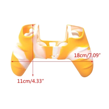 Umývateľný Rukoväť Rukáv Silikónové puzdro Prachotesný Pokožky Ochranný Kryt, Anti-Slip pre Sony PlayStation PS5 Radič