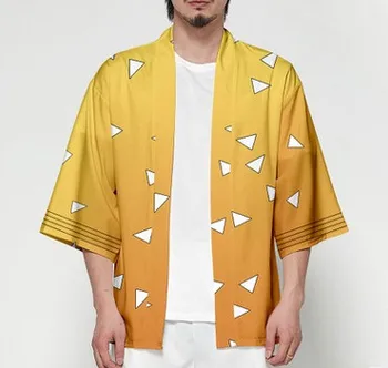 Unisex Démon Vrah Znaky Cosplay Kimono Kabát Tričko Japonský Blúzky