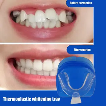 Univerzálny Konštantná Teplota na Bielenie zubov v Zubnej Zásobník EVA Materiálu Termoplastické Opakovateľné Liatie Zub Zásobník