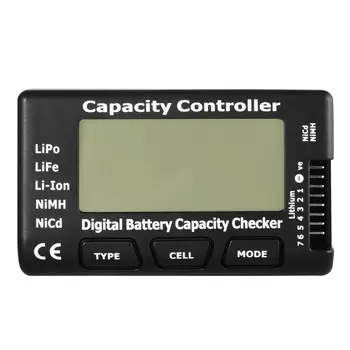 Univerzálny RC CellMeter-7 Digitálny Mobilný Kapacita Batérie Checker Pre LiPo Život Li-ion, Nicd NiMH Napätie Batérie Tester Kontrola