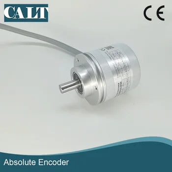 Upínacie príruby jeden prelome 60 mm vonkajšie 12 bit CANOPEN výstup absolútny rotačný encoder CAS60R12E6COB