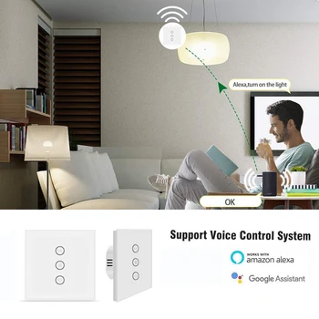 UseeLink Zigbee Opony Prepínač pre rolety Elektrický motor Domovská stránka Google Alexa Echo Ovládanie Hlasom DIY Smart Home