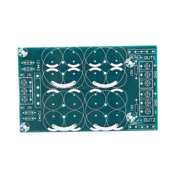 Usmerňovač Filter Napájanie Board Dual Power Paralelný Výstup PCB Holé Dosky Dropship