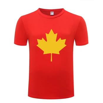 V kanade alebo Toronto Maple Leaf Tvorivé pánske T-Shirt T Shirt Mužov 2018 Nový Krátky Rukáv O Krk Bavlna Ležérny Top Čaj
