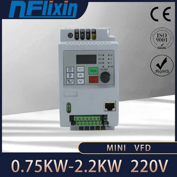 VFD Menič VFD 1.5 KW/2,2 KW/4KW/5.5 KW/7,5 KW frekvenčný menič 3P 220V Výstup Frekvenčný Menič Frekvenčného meniča