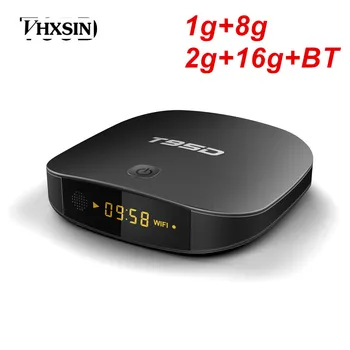 VHXSIN 2 KS/VEĽA T95D 2 GB, 16 GB TV Box Rockchip RK3229 Quad Core Android 7.1 2,4 GHz WiFi HD