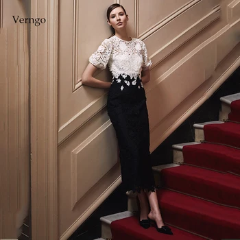Verngo Morská víla Večerné Šaty Valentín Party Šaty Vintage Čipky Formálne Šaty Vestidos Elegantes Večerné Šaty 2019
