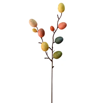 Veľkonočné Vajíčko Dekorácie DIY Veľkonočné Vajíčko Špízy Kvet Usporiadanie Vázy, Dekorácie --M25