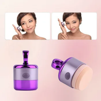 Veľkoobchod 3D Elektrický Smart Nadácie Tvár Prášok Vibrátor Lístkového Kozmetické Hubky Lístkového Beauty Spa Nástroj Hot Celosvetový predaj