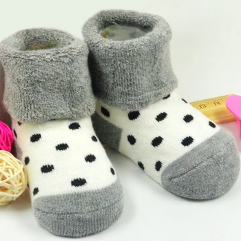 Veľkoobchod 3Pair/Veľa Dieťa Novorodenec Non-Slip Ponožky Roztomilý Kreslený Medveď Chlapci Dievčatá Ponožky zo Bavlny Vhodné 3M-3 Rok Baby Ponožky