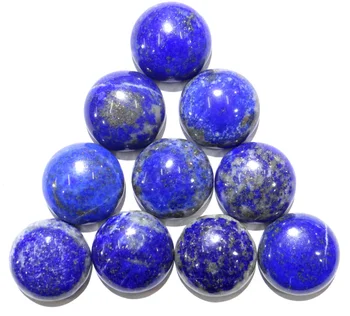 Veľkoobchod Módne Hot Predaj Najvyššej Kvality lapis lazuli Prírodného Kameňa Kolo Cabochon 18 mm Kameň Perličiek 30pcs/veľa Doprava Zadarmo