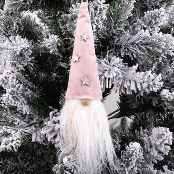 Vianočné Anonymný Gnome Santa Vianočný Strom Visí Ozdoby Bábiky, Dekorácie Pre Domov Navidad Prívesok Darčeky Šťastný Nový Rok 2021