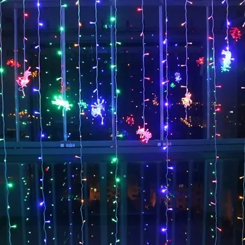 Vianočné Dekorácie LED Nový Rok 2021 Víla String Svetlo, Vianočné Ozdoby, Vianočné Girlandy Vianočné Dekorácie pre Domov Natal