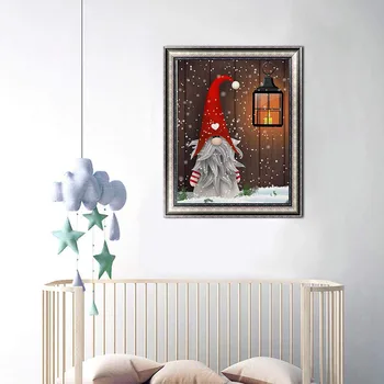Vianočné Dekorácie Pre Domov Vianoce Santa 5D Výšivky, Obrazy Drahokamu Prilepili DIY Diamond Maľovanie