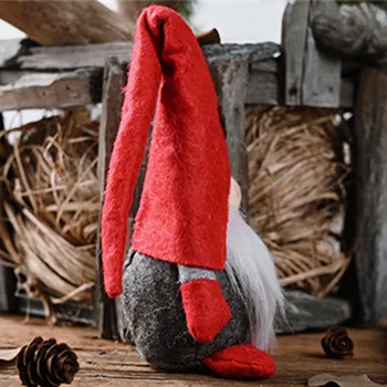 Vianočné Dekorácie netkanej Textílie Gnome Roztomilý Láska Srdce Lesa Starý Muž Stojí Bábika Darček