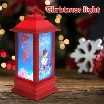Vianočné LED Farebné Svetlo Santa Claus Vianočný Stromček, Snehuliak Vzor Svietidlá Nočné Svetlo Dekorácie Maják MJJ88