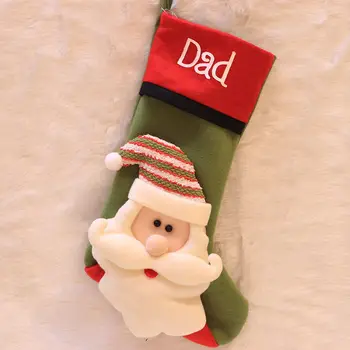 Vianočné Ponožky Roztomilý Perník Muž Ornament Strany Stromu Visí Dekorácie