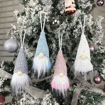 Vianočné Vlna Pletené Klobúk Stylistom, Dekorácie Deti Narodeninám Ručné Oblečenie Pre Bábiku Domova