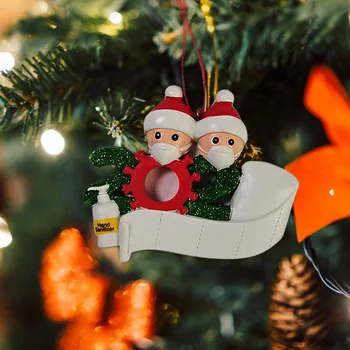 Vianočný Strom Decor Vianočné Závesné Ozdoby Snehuliak Rodiny Tvar Prívesok Hostiny, Párty Visí Rekvizity