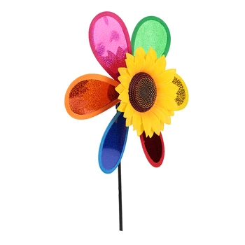 Vietor Spinner Větrník Vonkajší Záhradný Plastový Farba Náhodné Farebné