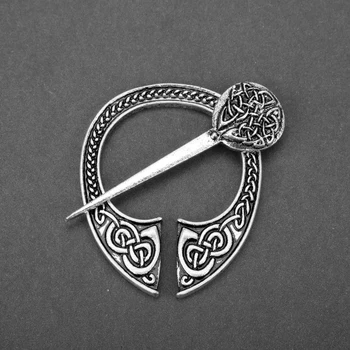 Viking Brošne retiazky na Ženy Vintage Doplnky Handričkou Plášť Brošňa Replika Viking Šperky Žena Odznaky Breastpin