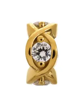 Vinnie Dizajn Šperky Biela Neba Rose Gold Kúzlo Nekonečné Náramok Klasické Charms 5 ks/veľa