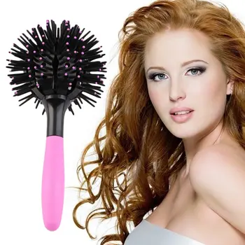 Vlasový Styling 360 stupeň Loptu Styling Magic Hairbrush Tepla Starostlivosť o Vlasy 3D Okrúhle Kefy na Vlasy Hrebeňom Salon tvoria Odolné Vlasy Hrebeňa