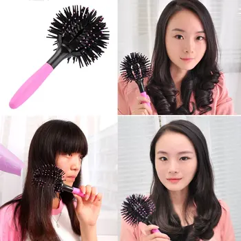 Vlasový Styling 360 stupeň Loptu Styling Magic Hairbrush Tepla Starostlivosť o Vlasy 3D Okrúhle Kefy na Vlasy Hrebeňom Salon tvoria Odolné Vlasy Hrebeňa