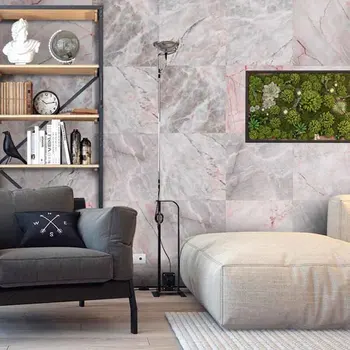 Vlastné 3D Tapeta nástenná maľba Nordic Ružová Imitácia Mramoru Obývacia Izba, Spálňa Papier Pozadí Steny Európskej nástenná maľba