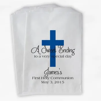 Vlastné Prvé sväté Prijímanie Prospech Tašky - Krst alebo Náboženskej Strany Prospech Tašky - Kráľovská Modrá Kniha Liečbu Tašky