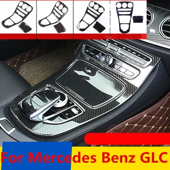 Vnútorné Radenie Okno Panel Kryt Výbava Prekrytie Ochranný film Auto Doplnky, dekorácie Interiéru Pre Mercedes Benz GLC