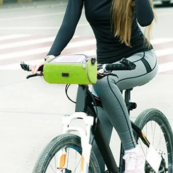 Vonkajšie Požičovňa Taška na Riadidlá Horský Bicykel Stlačte Sn Mobilný Telefón Taška Head Vonkajšie 5L Multifunkčné Prenosné, Nepremokavé Ba