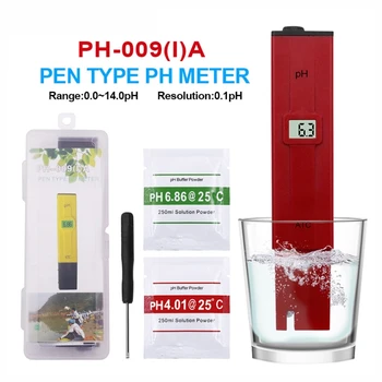 Vrecko na Pero Vody Test ATC Digitálny PH Meter Tester PH-009 IA 0.0-14.0 pH v Akváriu