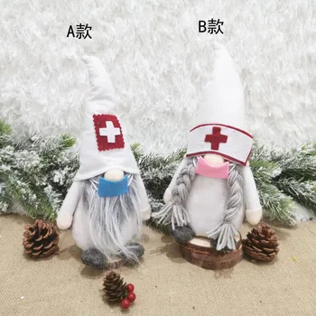 Vtipné Vianočné Bábiky Nový Štýl Lekári, Zdravotné Sestry Santa Anonymný Bábiky Vianočné Dekorácie, Ozdoby Dodávky Chidlern Darček