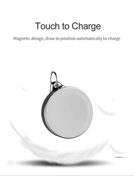Vysoko Inteligentné Magnetické Bezdrôtová Nabíjačka pre IWatch Nabíjanie Keychain pre Apple Hodinky Série 1 2 3 4 USB Nabíjací Výkon