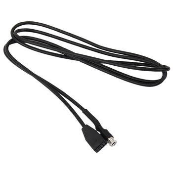 Vysoko Kvalitné Čierna 10 Pin 3,5 mm Jack zásuvky Auta, USB, AUX IN Kábel Adaptéra Pre BMW E39 E53 BM54 X5 E46